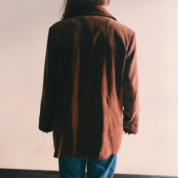 Millers chocolate brown suede feel jacket - Picture 4 of 4